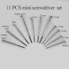 Unbranded 11PCS Small Precision Screwdriver Set, Premium Mini Screw Driver