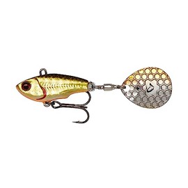 Savage Gear Fat Tail Spin Sinking Jig Spinner, Size/Weight/Colour: 6.5 cm/12.5 g/Dirty Roach