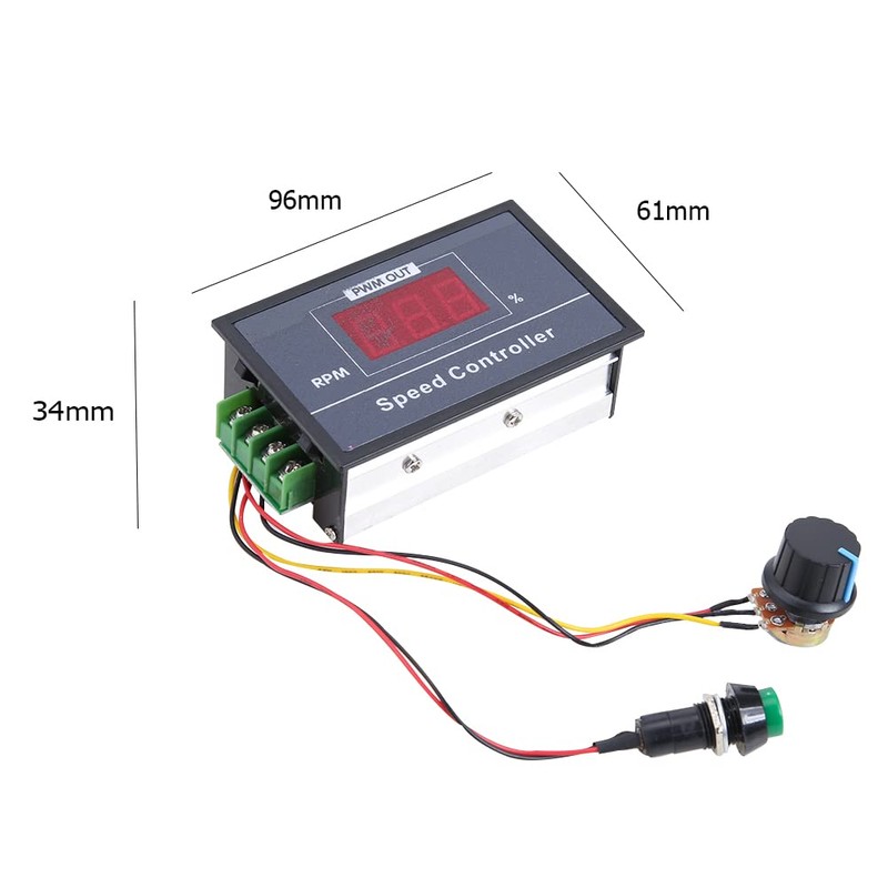 DollaTek DC 6-60V 30A PWM DC Motor Speed Controller adjustable