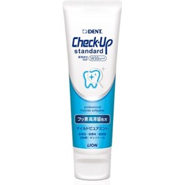 Lion Dental Materials Paste Check-Up Standard 1450F 135g Mild Pure Mint