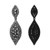 Flyonce Teardrop Wedding Earrings for Brides Birdesmaid, Rhinestone Crystal Charm