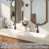 Touchless Bathroom Faucet, Matte Black Smart Motion Sensor Bathroom Sink