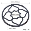 Cast Iron Gas Ring Reducer, NISPOTDOR Non Slip Wok Support