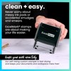 ExcelMark Paid Self Inking Rubber Stamp - Red Ink with