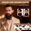 Boar Bristle Slick Back Hair Brush for Men, Women, Natural