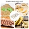 2 in 1 Egg Slicer Cutter Set, with 3 Separator