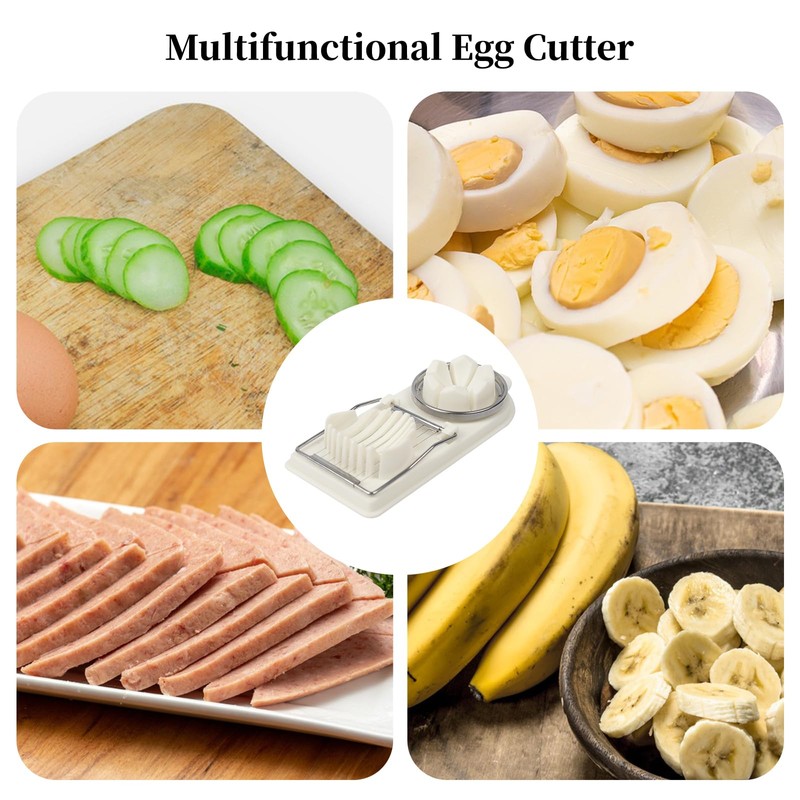 2 in 1 Egg Slicer Cutter Set, with 3 Separator