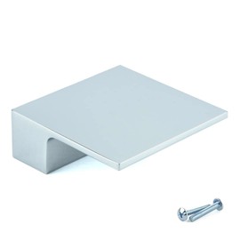 M4TEC Interior Kitchen Cabinet Door Knobs Cupboards Drawers Bedroom Furniture Pull Handles Polished Chrome. Q6 Series: 60 x 60 mm