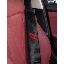 MIOSEA Special Vehicle Design Carbon Fiber Leather Seat Belt Cover for Dodge Shoulder Protection Interior Accessories for Dodge(TT-010)