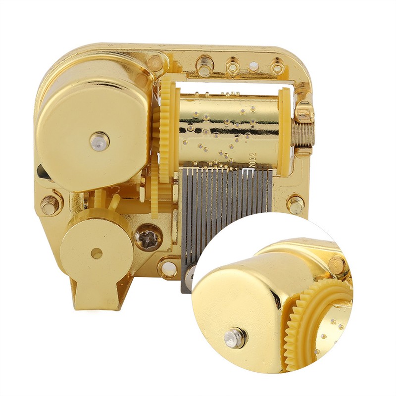 Gold Plating Music Box Movement DIY Music Box Accessories with