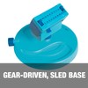 Aqua Joe AJ-OSPR20 Mini Gear-Driven Oscillating Sprinkler on Sled Base,