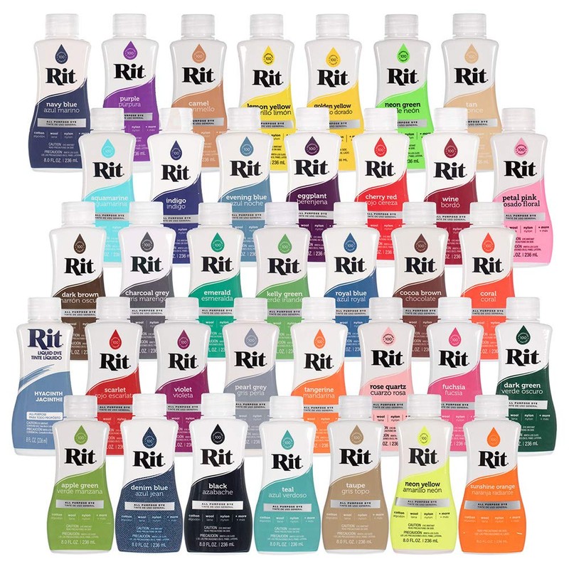 Rit Dye – 8 Oz. Liquid Fabric Dye for Clothing,
