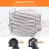 Air Fryer Dehydrator Rack Compatible with Ninja Foodi 6.5Qt &