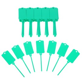 Operitacx 100 Stück Acryl-tags Krawatten-tags Für Logistik Schlüsseletiketten Grüne Leere Versand-tags