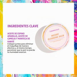Good Molecules Instant Cleansing Balm 75g/2.5oz - Facial Cleanser and Makeup Remover with Shea Butter, Sea Buckthorn, and Camellia Oils to Cleanse and Hydrate - Skin Care For Face and Eyes
