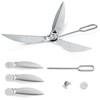 Xiciki 22-1/2 Inch One-Touch Cleaning System Kit for Weber, Thickened