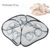 Hand Throw Fishing Cast Net Folding Nylon Fishing Net Catch