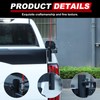 Car Rear Right Tailgate CB Antenna/LED Pod Light Mounting Brackets