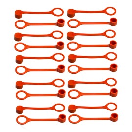 Rubber Blow Off Caps Fit for R102 Piranha Fire Suppression Nozzles Kitchen Suppression Vent A Hood Systems, Fire Suppression Nozzle Covers, 20 Pack