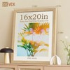 VCK 16x20 Solid Wood Poster Frames for Wall, Natural Oak