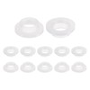 QUARKZMAN Pack of 12 Flange Sockets Plastic Bushings ID 10