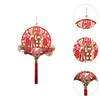 Milageto Traditional Fu Character Hanging Decor with Tassel 2025 New