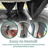 5PCS Car Window Shade,Black Out Window Covers Kit with 2