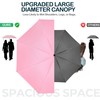 ACEIken Umbrella Reverse Close Folding Windproof Travel Umbrella - Compact