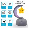 Maíz Bocina Bluetooth Luces Led Recargable Radio Fm Infantil Luna
