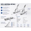 Aluminum Alloy Laptop Holder Stand Adjustable Foldable Notebook Cooler for