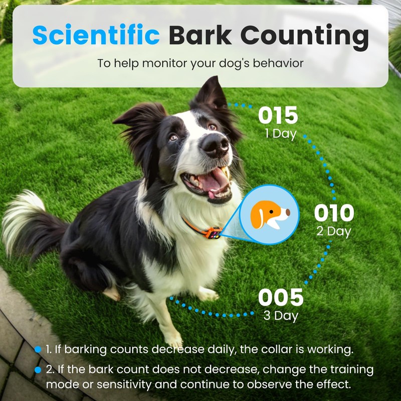 Dog Bark Collar for Small Medium Large Dogs 10-100lbs, Automatic