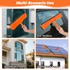 Msnaile Window Squeegee with Carbon Fiber Extension Pole for Home,