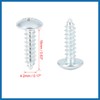 A ABSOPRO 20 Sets 4,2 x 16 mm Auto-Clips, U-Clip-Schrauben-Sortiment,