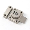 Silver Hinged Door Latch for Furniture & Storage Door Latch