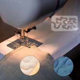 Sturdy Acrylic Rulers Free Motion Quilting Template Meander Quilting Templates Quiltings Rulers for Industrial and Domestic Sewing Machines
