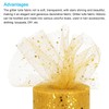 sourcing map 6" Wide 50 Yards Sequin Tulle Ribbon Rolls
