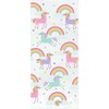 Unique 63394 - Cellophane Party Bags - Rainbow & Unicorn