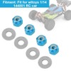1/14 RC Wheel Hex Nut Replacement Parts Suitable for 144001