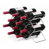 Mango Steam 10 Bottle Wine Rack, Silver