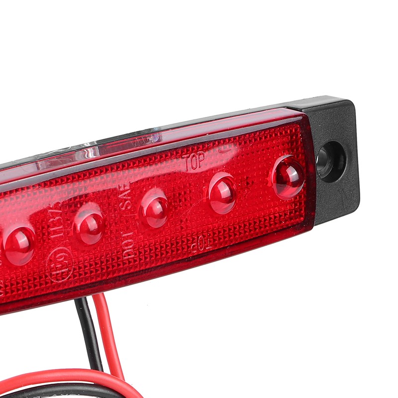 10Pcs/Set Truck Side Marker Light Signal Warning Indicator Lamp with