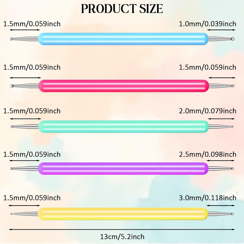 5 PCS Pattern Tracing Stylus, Ball Embossing Stylus for Transfer