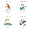 Suyasawa Cat Pin Badge Set of 4 Types Pin Brooch