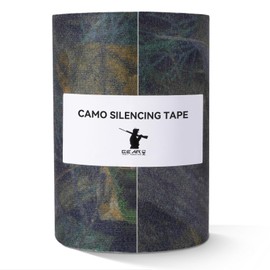 GearOZ Camo Silencing Tape for Hunting, 4"x90" Camouflage Lurk Tape Self-Adhesive Fabric Tape Roll for Metal Gun Hunting Gear Accessories, Waterproof Silence Tapes for Quieting Duct Wrap