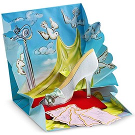 3D Pop Up Greeting Card | The Shoe | Original Fun Design | Envelope Included |Printed in the USA