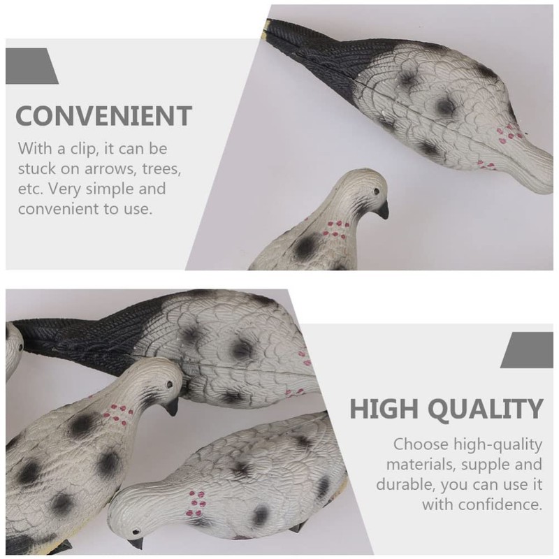 EXCEART Archery Targets Hunting Pigeon Target 3D Animal Dove Shaped