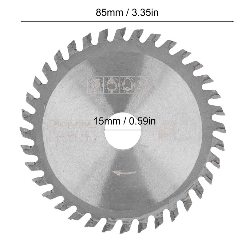 4Pcs Circular Saw Blade Cemented Carbide 36 Teeth Cutting Tool