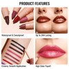Oulac Matte Plummy Brown Lipliner Pencil Waterproof - Smooth and