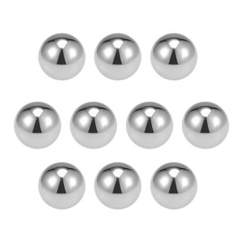 sourcing map Precision Balls 5/8" Solid Chrome Steel G25 for Ball Bearing Keychain Wheel 10pcs