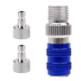 Airbrush Joint Set Coupler with 2 Quick Joint Plugs 1/8 Joint for Airbrush Quick Change Joint with 2 Plugs (Blue)