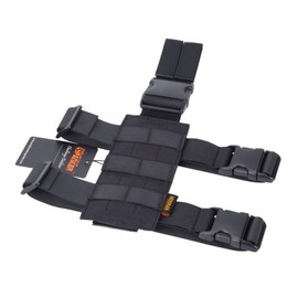 EXCELLENT ELITE SPANKER Tactical Drop Leg Holster Molle Leg Platform Left or Right Nylon(Black)